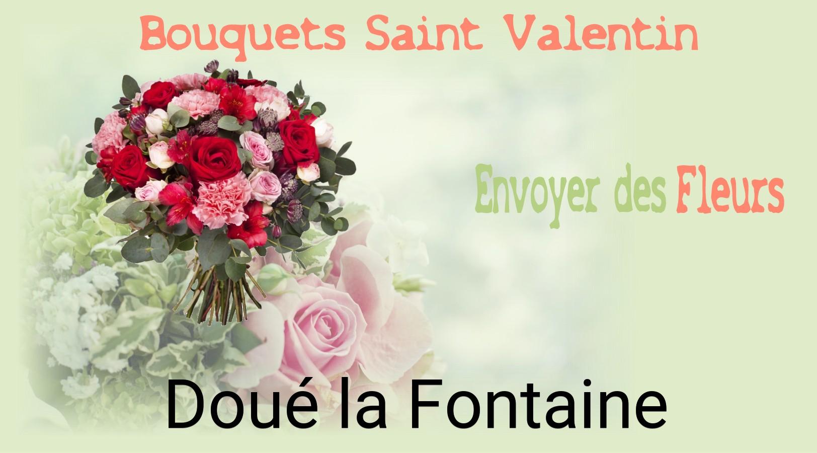 Roses de Saint-Valentin livrées à Doué-la-Fontaine
